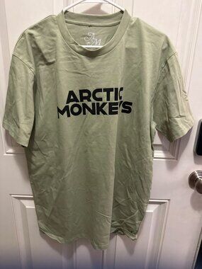 Arctic Monkeys North American Tour 2023 Green T-Shirt Large